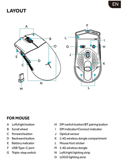 Sprylos thunderbolt Gaming Mouse