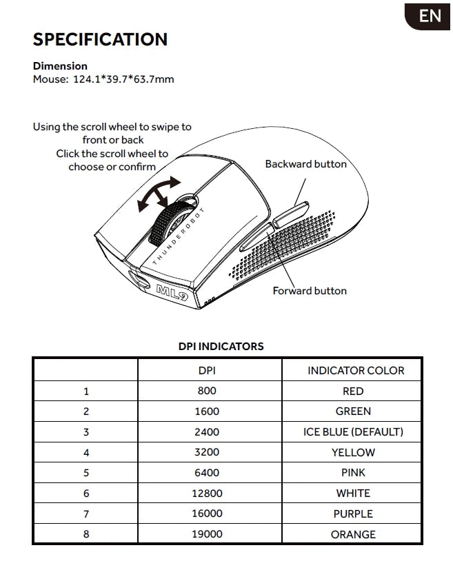 Sprylos thunderbolt Gaming Mouse