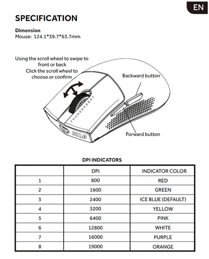 Sprylos thunderbolt Gaming Mouse